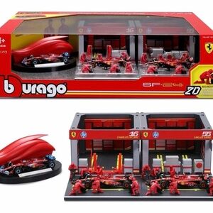 Bburago 1:43 Formula Racing Paddock Set (Red Bull)